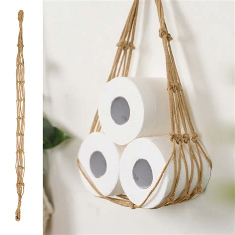 Beforeyayn Handmade Macrame Wall Hanging Tissue Storage, Organizes ...