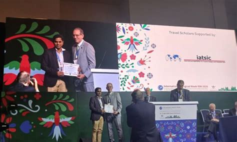 AIIMS Bhopal Dr Krishna Kumar bags Travel Scholar award for excellence ...