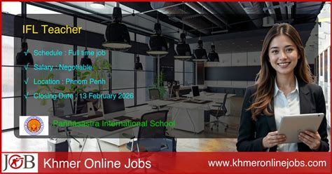 IFL Teacher for Paññāsāstra International School