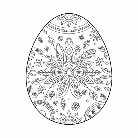 36 Free Printable Easter Egg Coloring Pages for Kids