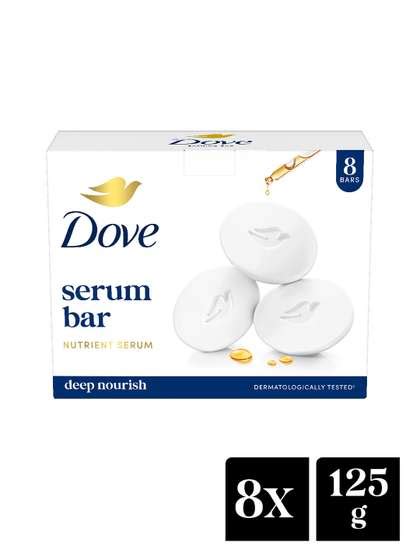 Price History of Dove Set of 8 Serum Bar with Nutrient Serum - 125 g ...