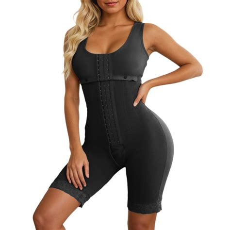 ZHOUCHANKIDS Full Body Seamless Shapewear Bodysuit with Built-In Bra ...