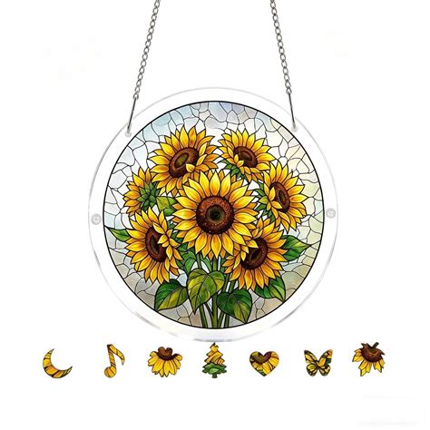 Cheapark Acrylic Puzzle Art Decor Transparent Craft Ornament Dual Use Desktop Wall Hanging ...