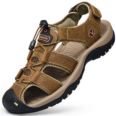 Ecetana Men's Sport Sandals Outdoor Hiking Sandals Athletic Walking ...