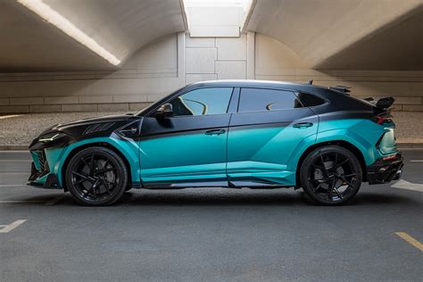 Rent Lamborghini Urus Mansory Turquoise to Black Gradient in Dubai ...