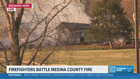 Firefighters battle Medina County fire | wkyc.com
