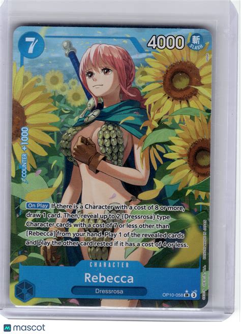 2025 One Piece—Rebecca #OP10-058 Royal Blood—Super Rare Foil [Alt Art ...