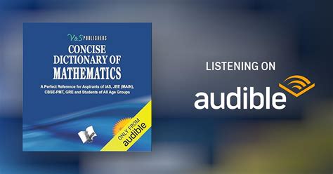 Concise Dictionary of Mathematics by Dr. Sudhir Dawra - Audiobook ...