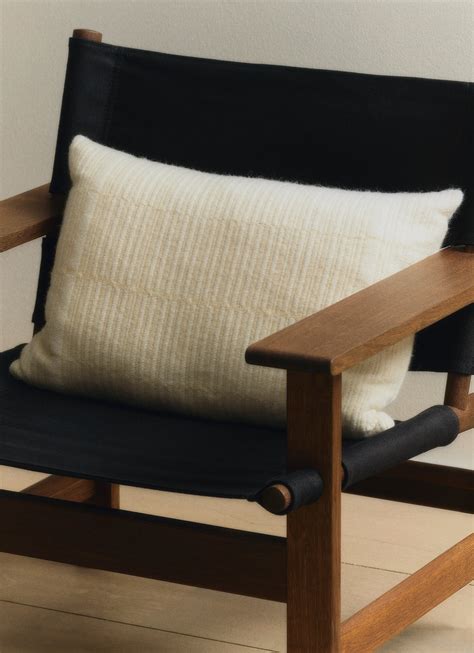 Fredericia Grid Decorative cushion, 40 x 60 cm, off-white | Finnish ...