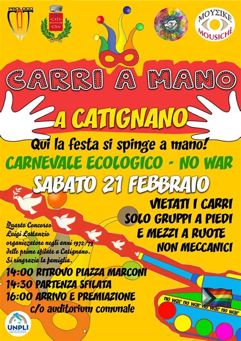 CARRI A MANO a Catignano - Carnevale ecologico, Piazza Marconi ...