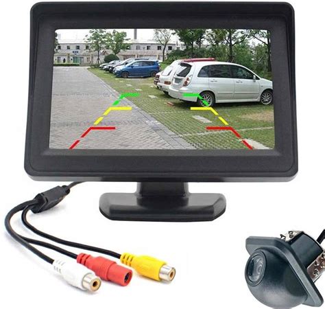 Orlov Car Rear View Camera with Display, Night Vision, Waterproof ...