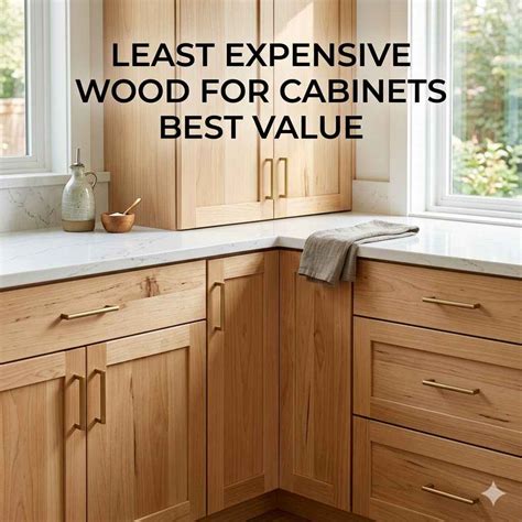 Least Expensive Wood for Cabinets: Best Value