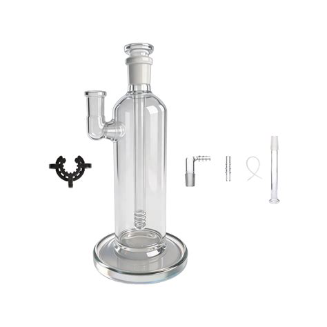 8 inch 7 in 1 Drop in 14mm Water Pipe Glass Bong