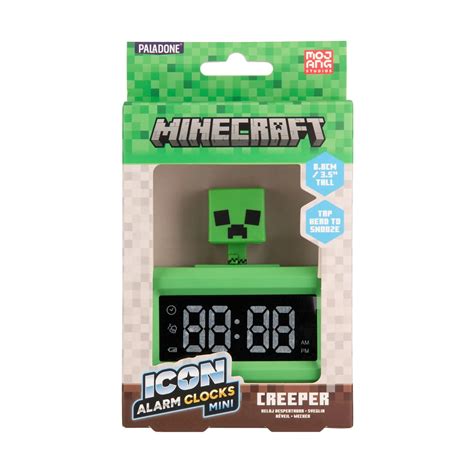 Minecraft - Alarm Clock - Creeper Mini Character
