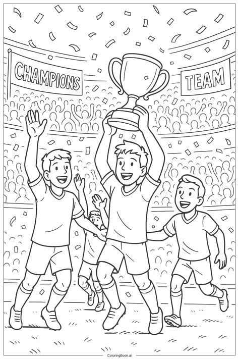 Football Street Tournament Coloring Page (Free PDF&PNG Printable)