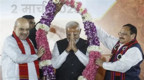 PM Modi hails BJP's 'good show' in 3 NE states; thanks voters