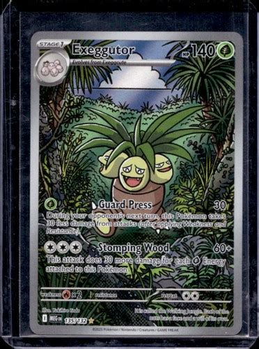 2025 Pokemon Mega Evolution Exeggutor Illustration Rare #135/132 | eBay