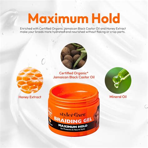 Wholesale Red by Kiss Hold Braiding Gel for Box Braids, Cornrows ...