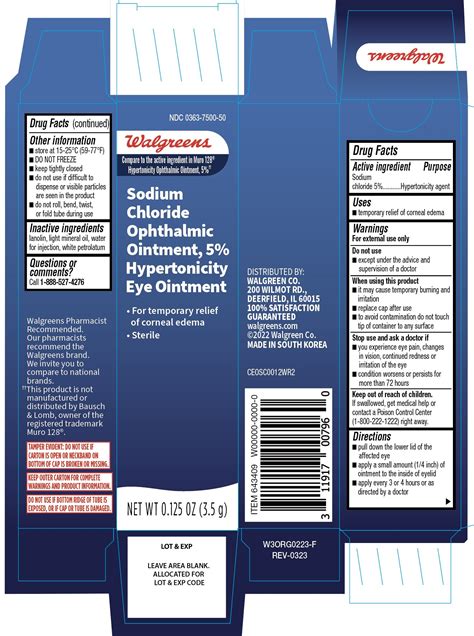 Sodium Chloride Ophthalmic 5 Percent Hypertonicity Eye: Details from the FDA,...