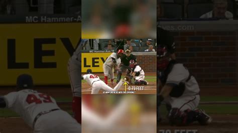 The time an MLB player hit a home run on a ball in the dirt