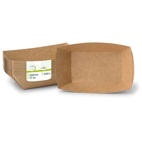 Bateau en Carton, 500 ml | 500 Pièces I Green Box