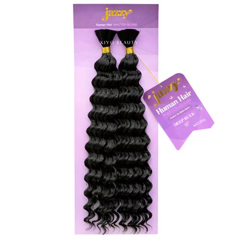 Jazzy Human Hair Master Blend Deep Bulk 18" – Kiyo Beauty