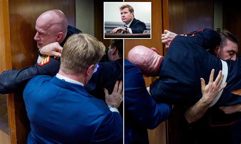 Moment US senator helps eject Marine protesting Trump's Iran war from ...