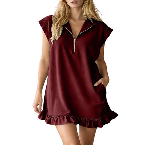 Aoochasliy Wedding Guest Dresses for Women V Neck Short Sleeve Pleated Maxi Dress Elastic Waist ...