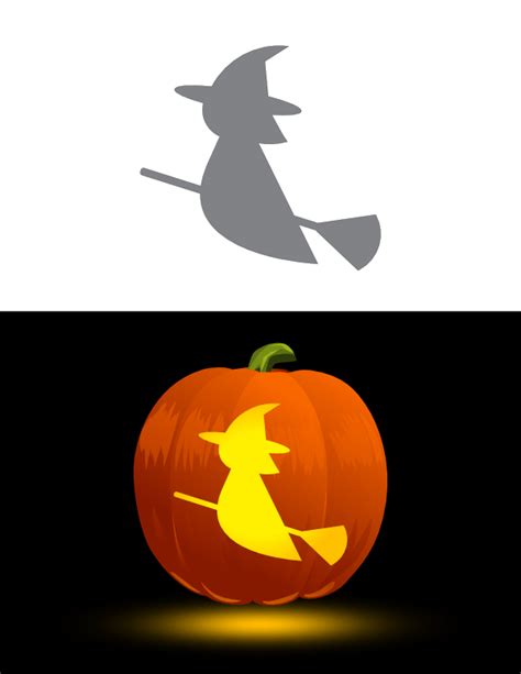 How to Create Easy Pumpkin Stencils Witch for a Spooky Halloween Look