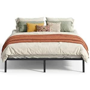 VASAGLE King Metal Bed Frame 14 Inches Tall, 1100 lb Weight Capacity ...