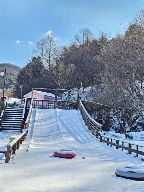 [T-House/Karel] Accommodation in Hoengseong, Gangwon-do/Snow sled ...