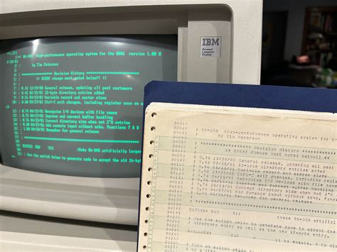 Microsoft releases the earliest DOS source code ever discovered as open source | TechSpot