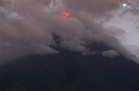 Mayon logs rockfalls, pyroclastic flows Monday
