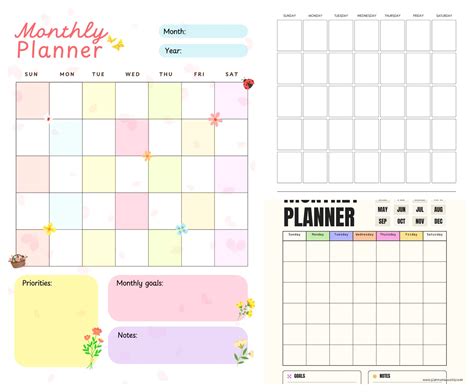Monthly Calendar Planner: Best Options & Reviews - Planners weekly
