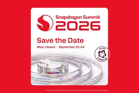 Qualcomm confirms Snapdragon Summit 2026 dates: Snapdragon 8 Elite Gen ...