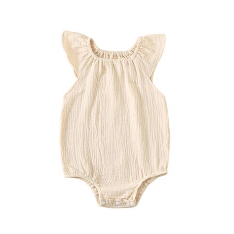 CheerKidz Baby Girls Boys Summer Romper Short Sleeve Round Neck Casual ...