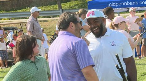 Big-time athletes swing for a cure at Mid Penn Bank Celebrity Golf Classic | fox43.com