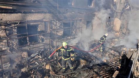 Russian missile and drone attack on Kyiv region results in casualties