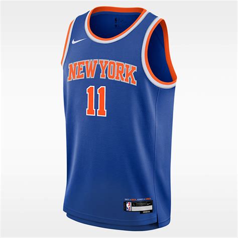 Jalen Brunson New York Knicks 2024/25 Icon Edition Big Kids' Nike NBA ...