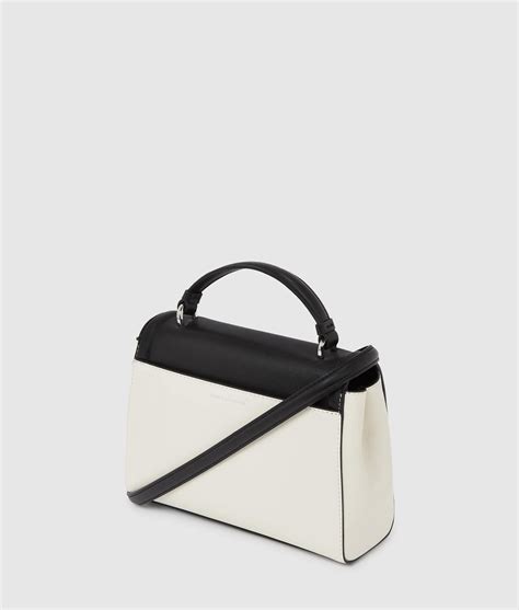 K/Autograph color-block bag | Black/White | Women | KARL LAGERFELD