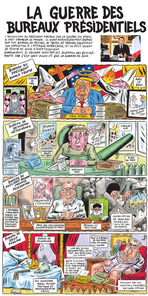 La guerre des bureaux présidentiels – Charlie Hebdo