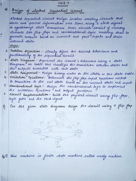 DE [Unit -4] - Lecture Notes on Sequential Circuit Design and Hazards ...