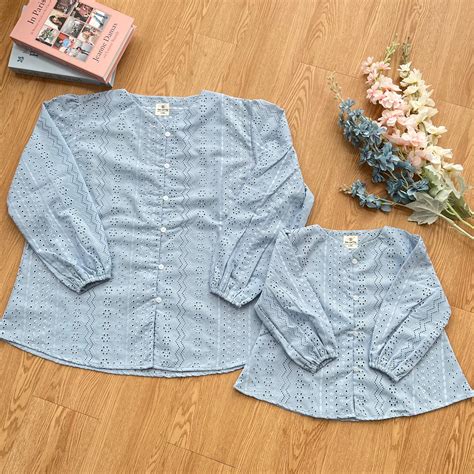 Kalsandfrey Heera Blouse Atasan Couple Mom And Kids Kembar Set Pakaian ...