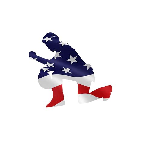 Kneeling Soldier Garden Signs Decor - Veterans Day Gifts,Independence ...