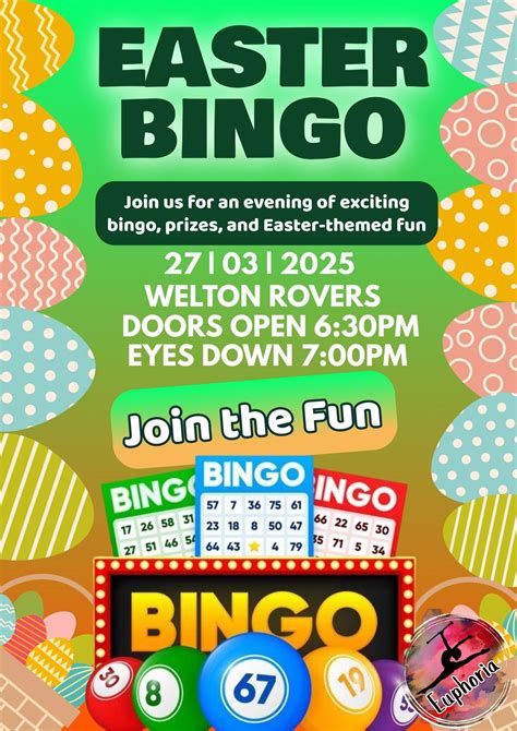 Euphorias Easter Bingo , Welton Rovers Football Club, Radstock, 27 ...