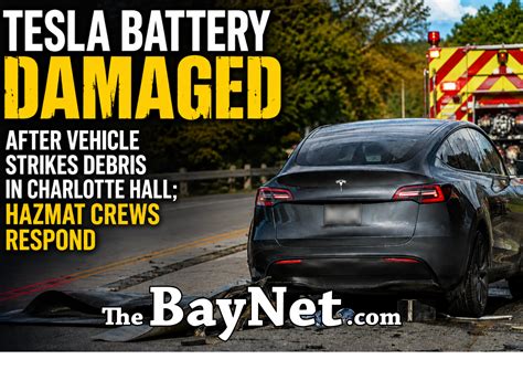 Tesla Battery Damaged After Vehicle Strikes Debris In Charlotte Hall ...