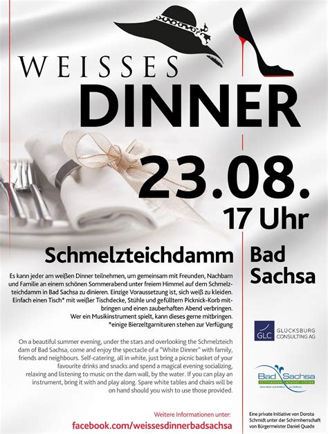 White Dinner, Schmelzteich, Bad Sachsa, 23 August 2025 | AllEvents