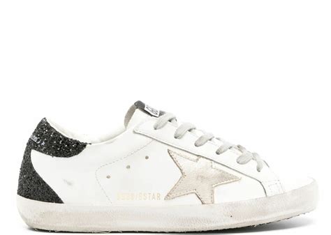 Golden Goose Super-Star Brown Leather Rose Suede Star Black Heel (W) - GWF00107.F005204.55574 ...
