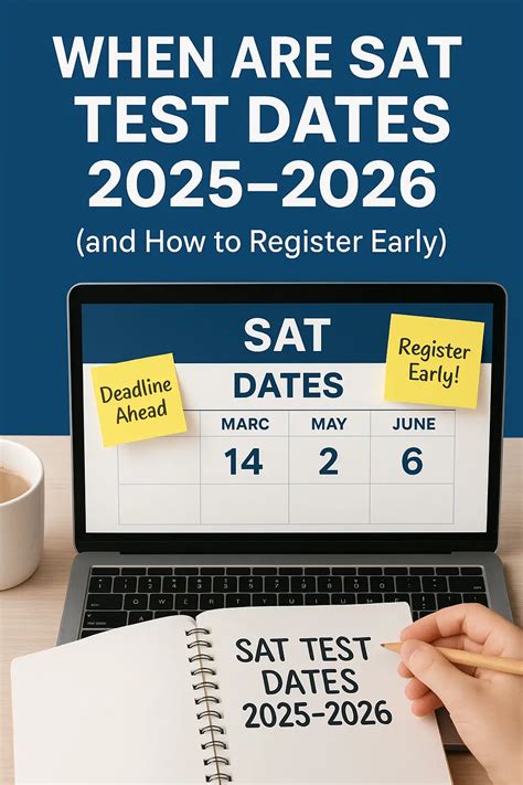 2026 SAT Test Dates, Registration Deadlines & Schedule