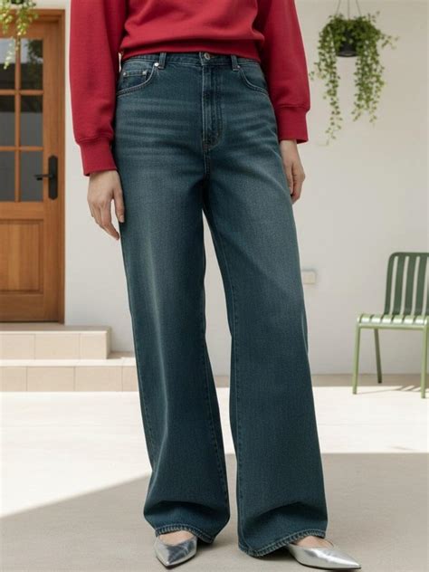 Buy R.Code By The Roadster Life Co. Women Jean Relaxed Fit High Rise ...